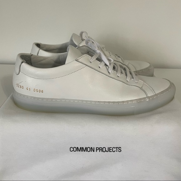 Common Projects Achilles Low White Ice Sole Size 41 - Picture 4 of 6